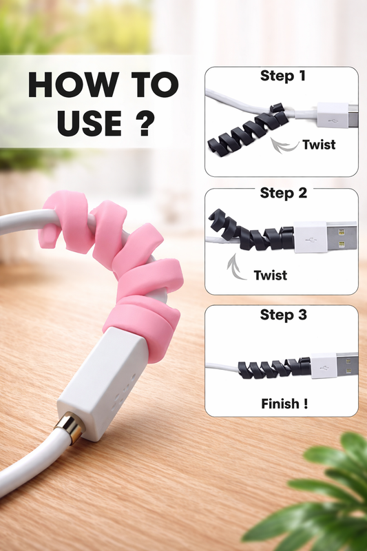 Spiral Cable Protector Sleeve