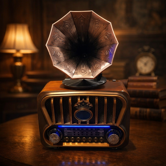 Vintage Classic Radio with Gramophone Design – Premium Retro Style