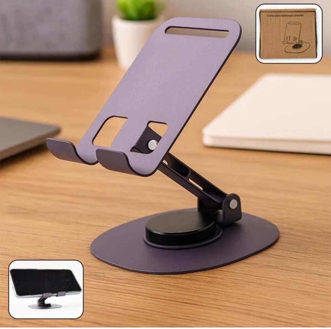 360° Metal Mobile Stand – Premium Adjustable Phone Holder