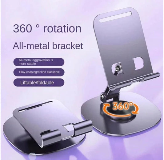 360° Metal Mobile Stand – Premium Adjustable Phone Holder