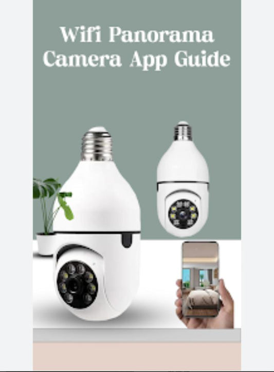 WiFi Panorama Camera (Bulb Type) – Smart Home Security